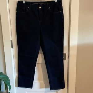 Chico's Midnight Blue Straight Leg Jeans